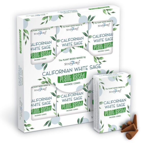 Stamford Plant Based røgelseskegler – Californian White Sage - Billede 2