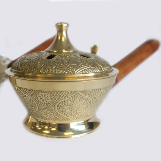 Messing røgelsesbrænder – Ornate Censer - Billede 5