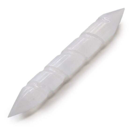 Selenit spiralstav – 16 cm (spids i begge ender) - Billede 1