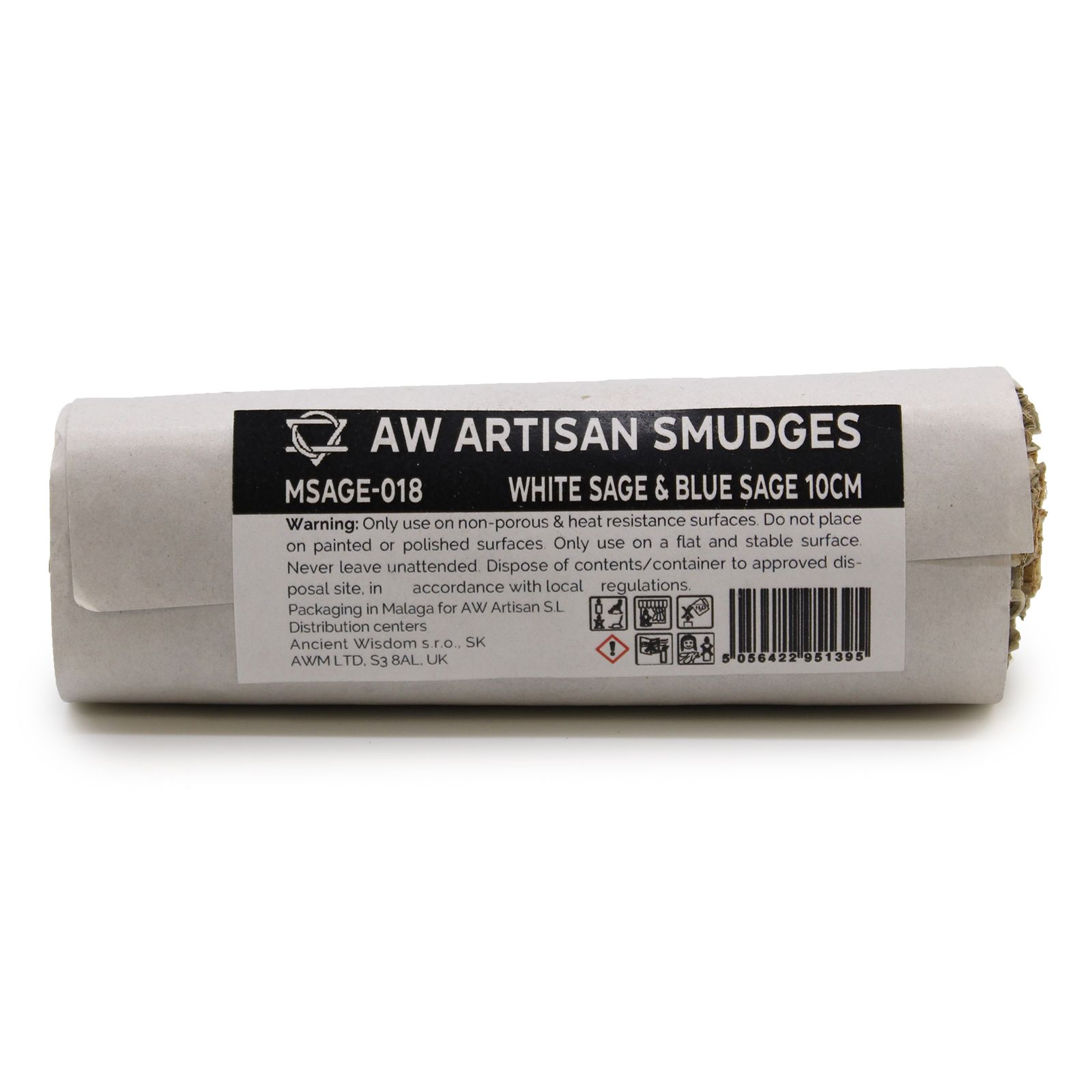 Ancient Wisdom smudge stick – White Sage & Blue Sage (10 cm)