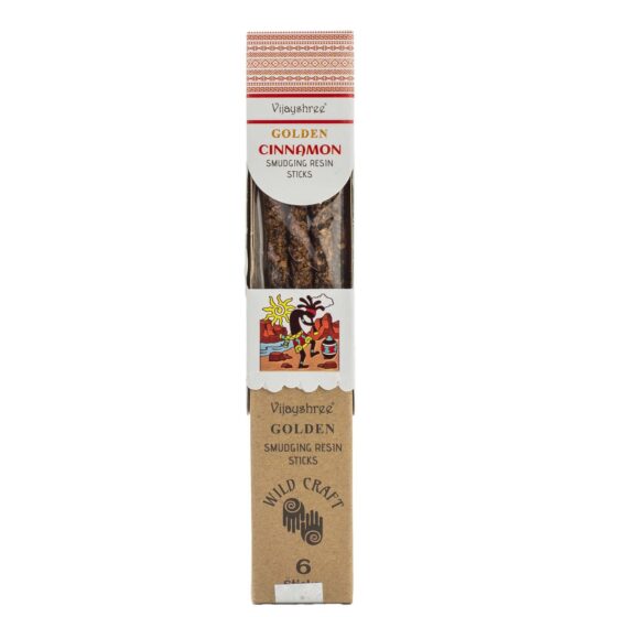 Golden Smudging Resin røgelsespinde – Kanel - Billede 1