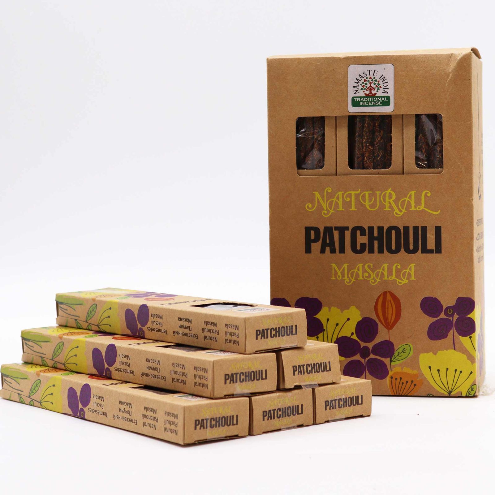 Natural Botanical Masala røgelsespinde – Patchouli