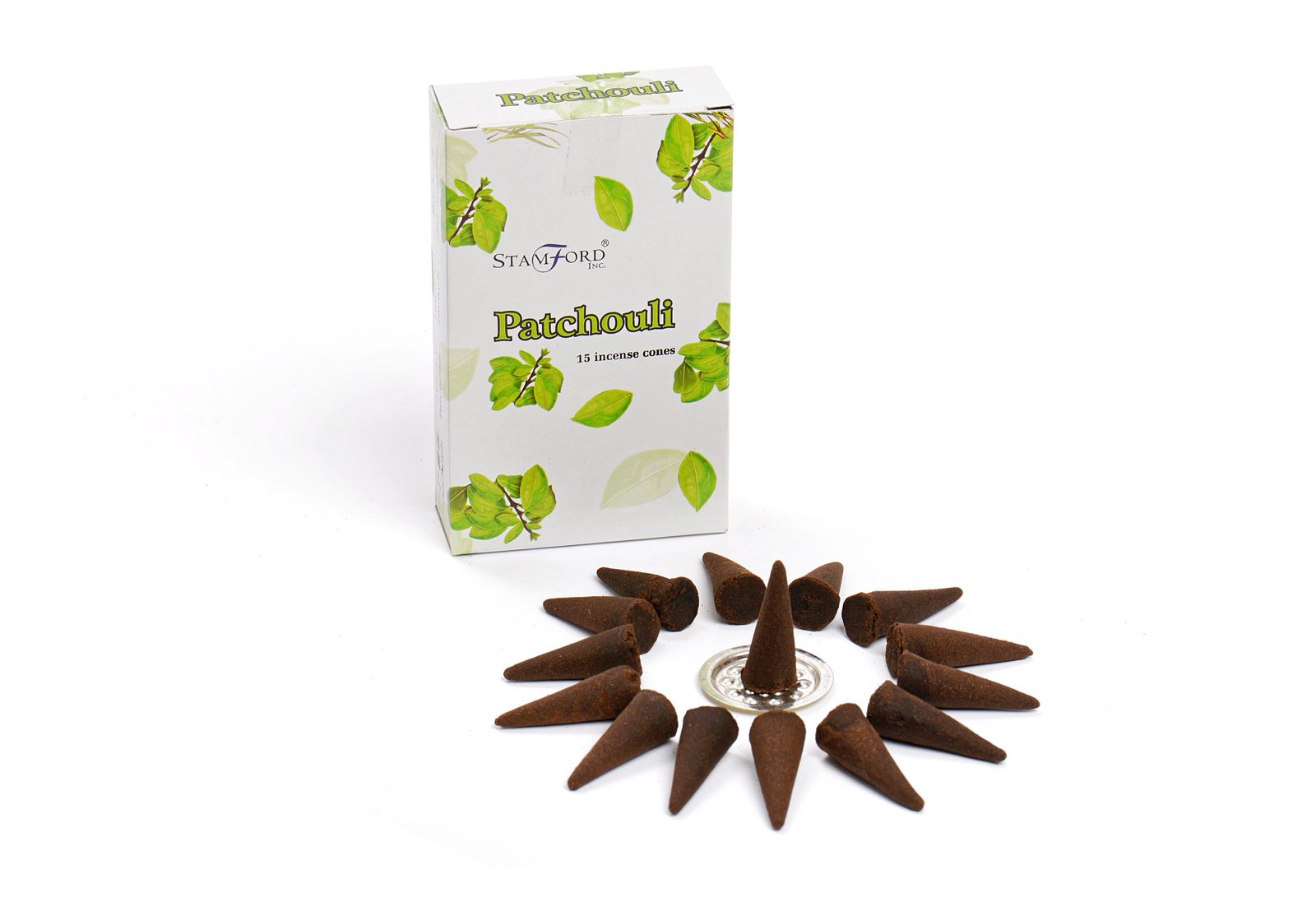 Stamford Premium røgelseskegler – Patchouli