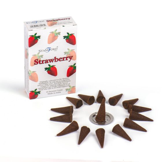 Stamford Premium røgelseskegler – Strawberry - Billede 2