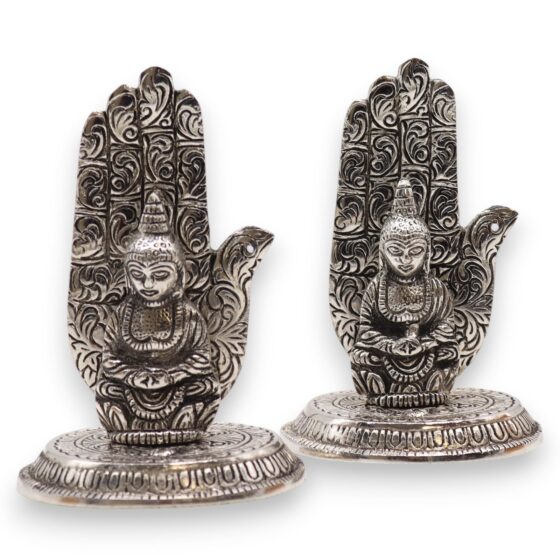 Hånd Buddha røgelsesholder (13×9 cm) - Billede 4