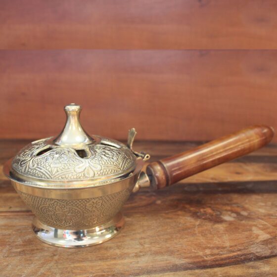 Messing røgelsesbrænder – Ornate Censer - Billede 4