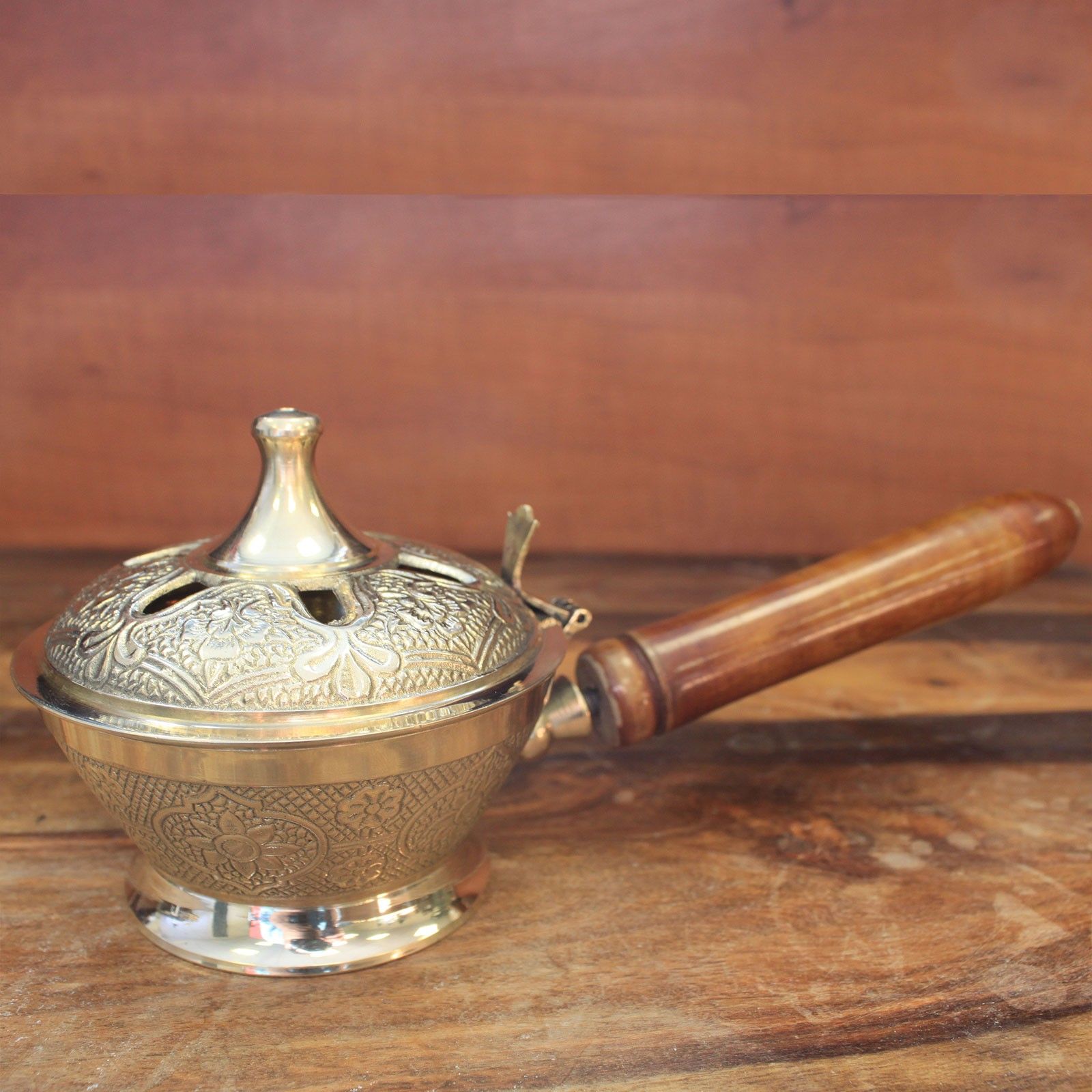 Messing røgelsesbrænder – Ornate Censer