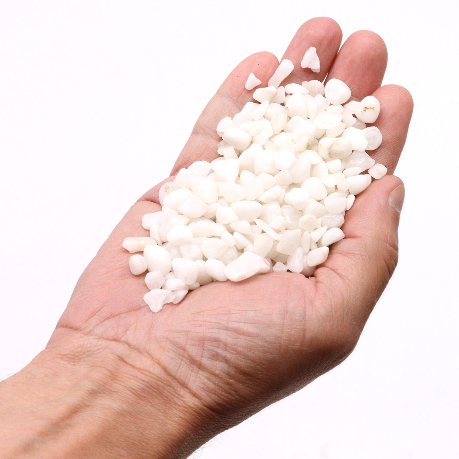 Hvid kvarts fliser – 1 kg