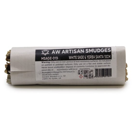 Ancient Wisdom smudge stick – White Sage & Yerba Santa (10 cm) - Billede 2