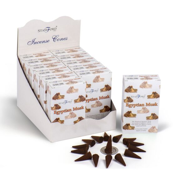 Stamford Premium røgelseskegler – Egyptian Musk - Billede 1