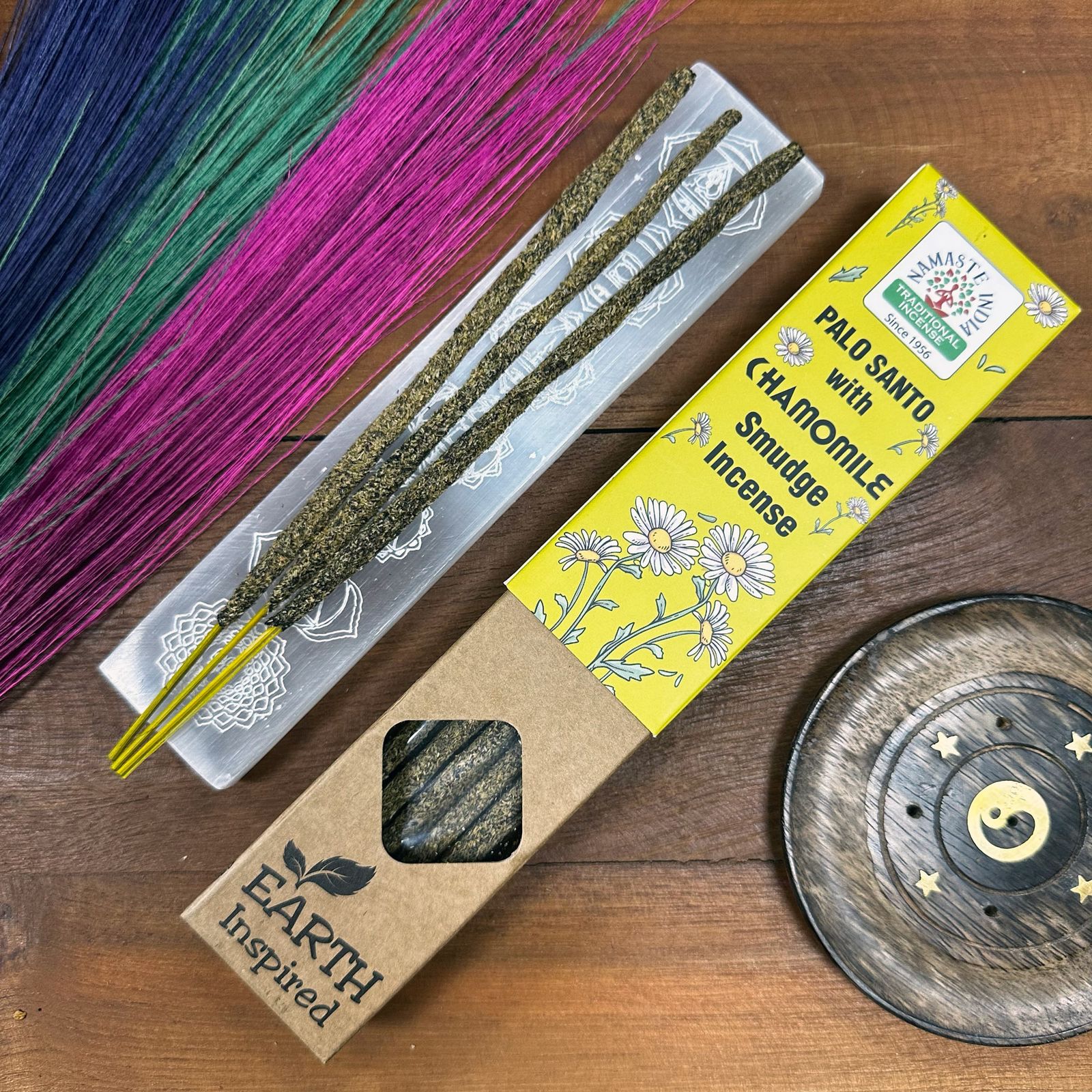 Earth Inspired Smudge røgelsespinde – Kamille