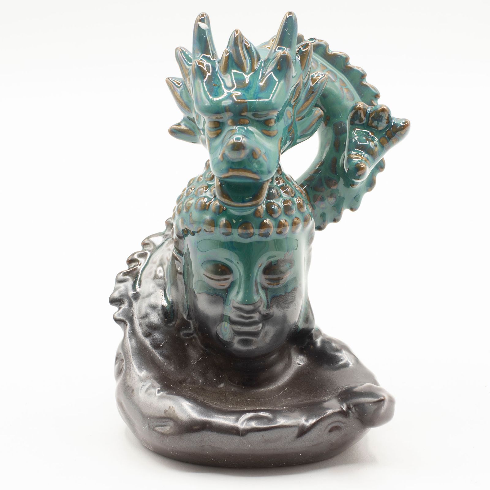 Backflow røgelsesbrænder – Dragon Over Buddha