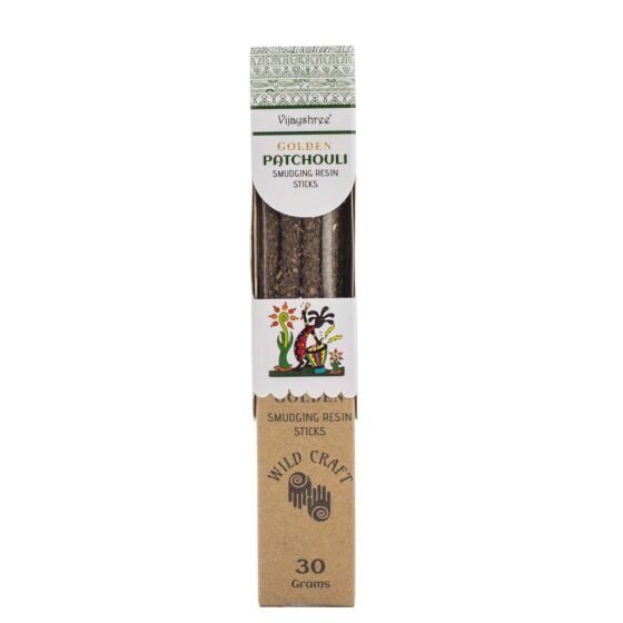 Golden Smudging Resin røgelsespinde – Patchouli - Billede 1