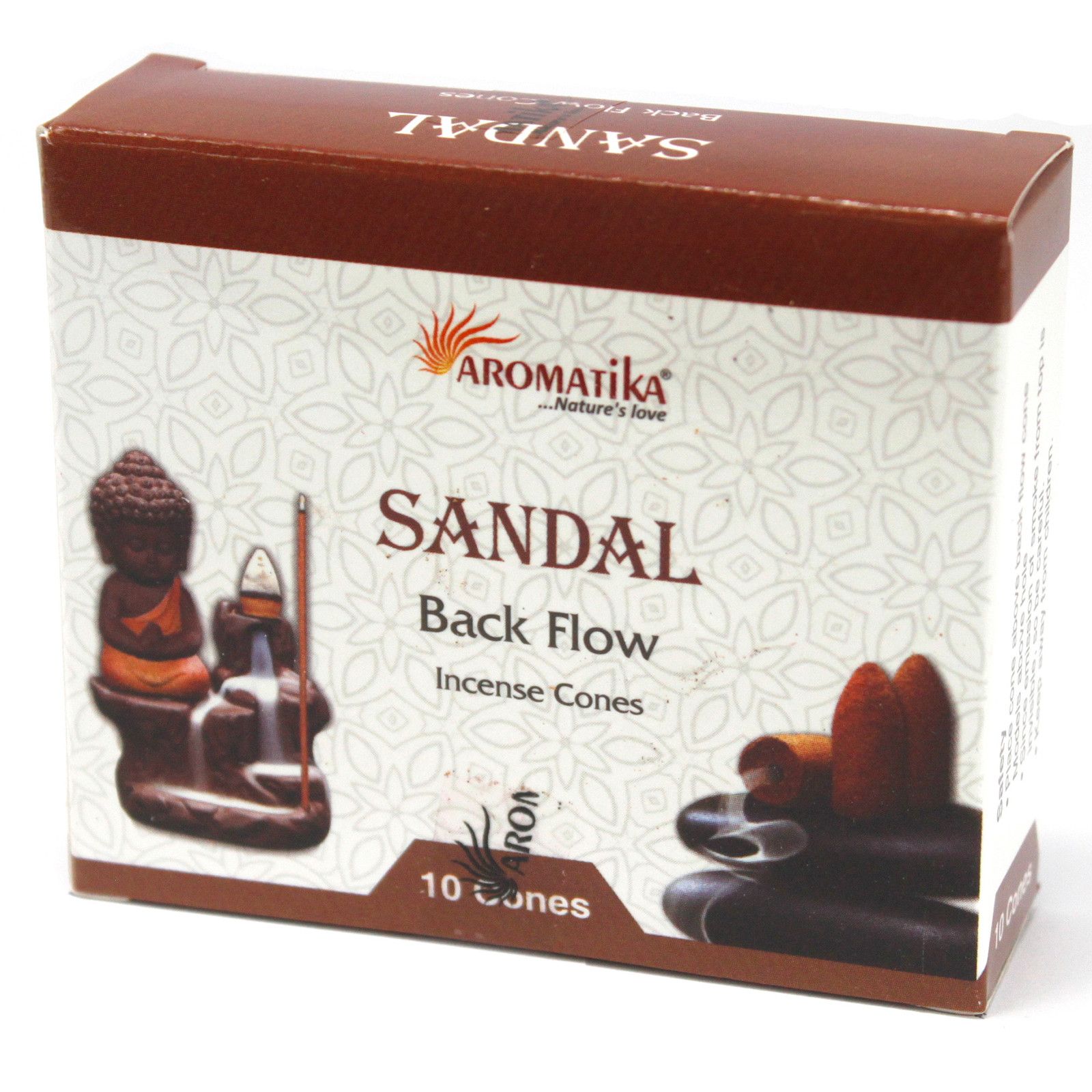 Aromatika backflow røgelseskegler – Sandalwood