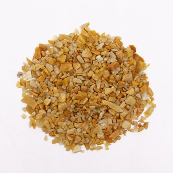 Gylden kvarts fliser – 1 kg - Billede 5