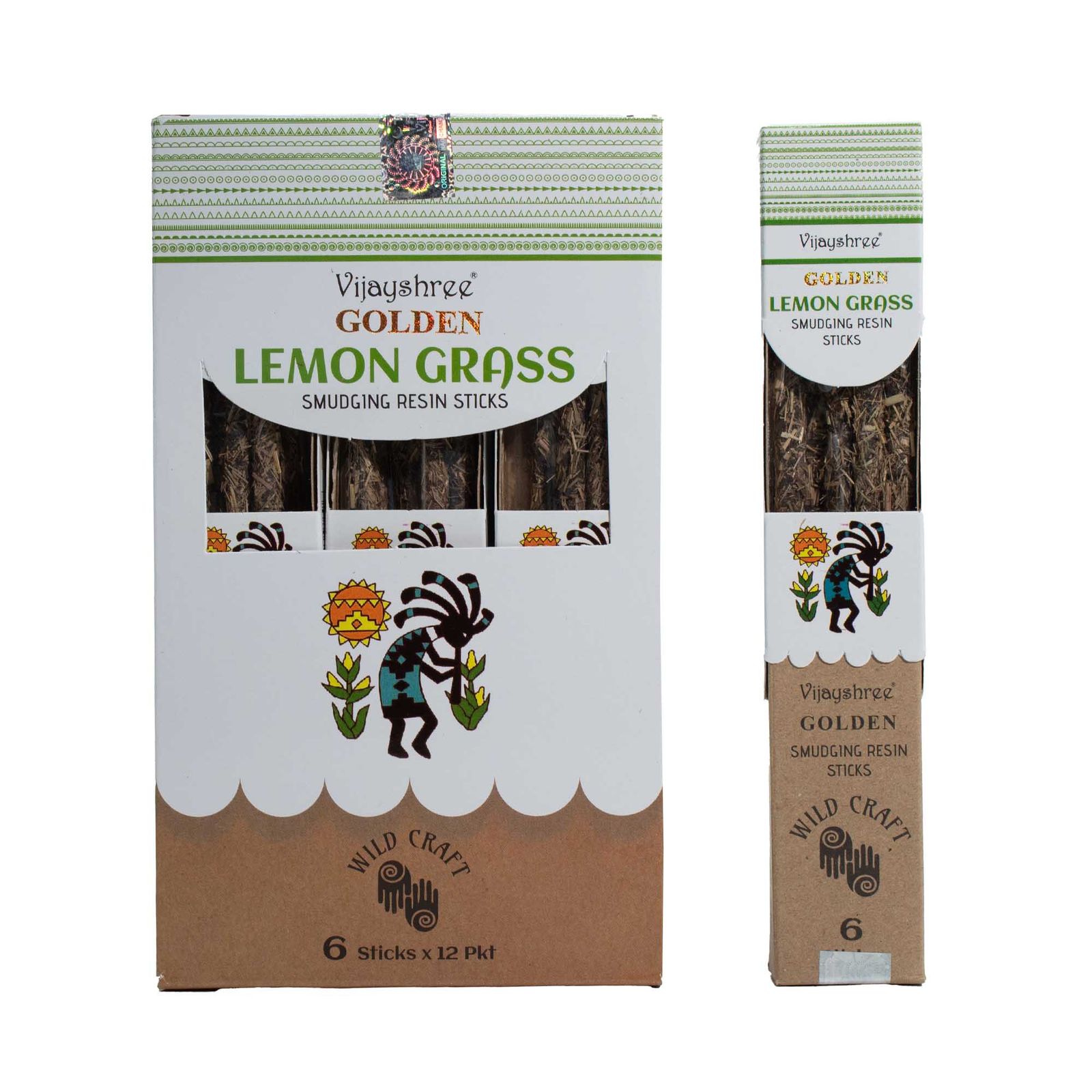 Golden Smudging Resin røgelsespinde – Citrongræs