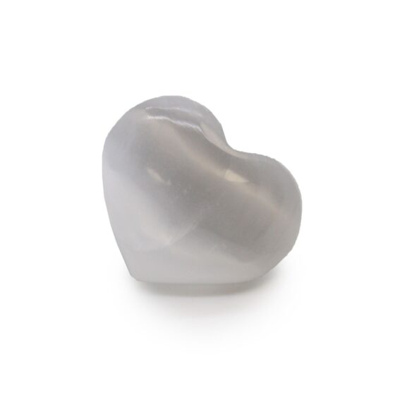 Selenithjerte – 3–4 cm - Billede 1