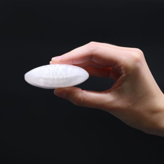 Selenit palmesten – 5–7 cm - Billede 2