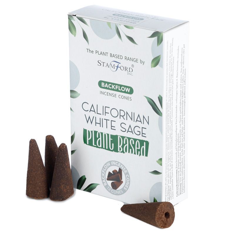 Stamford Plant Based backflow røgelseskegler – Californian White Sage