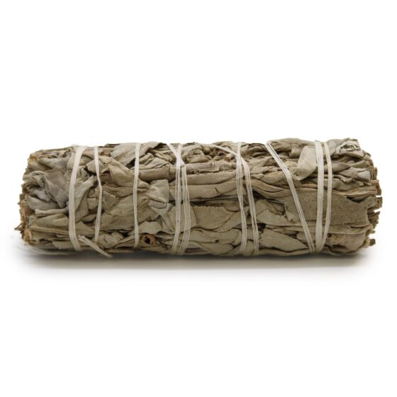 Ancient Wisdom smudge stick – White Sage & Sweetgrass (10 cm) - Billede 1