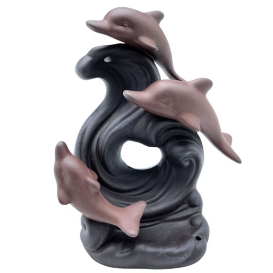 Backflow røgelsesbrænder – Dolphin Wave - Billede 1