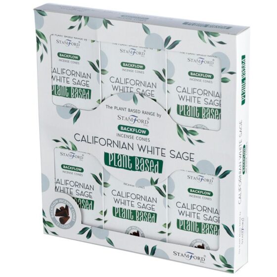 Stamford Plant Based backflow røgelseskegler – Californian White Sage - Billede 4