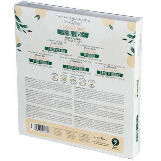 Stamford Plant Based backflow røgelseskegler – Energising - Billede 2