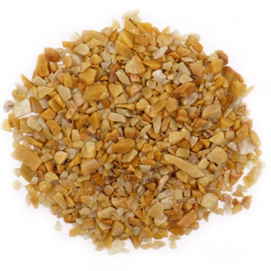 Gylden kvarts fliser – 1 kg - Billede 2