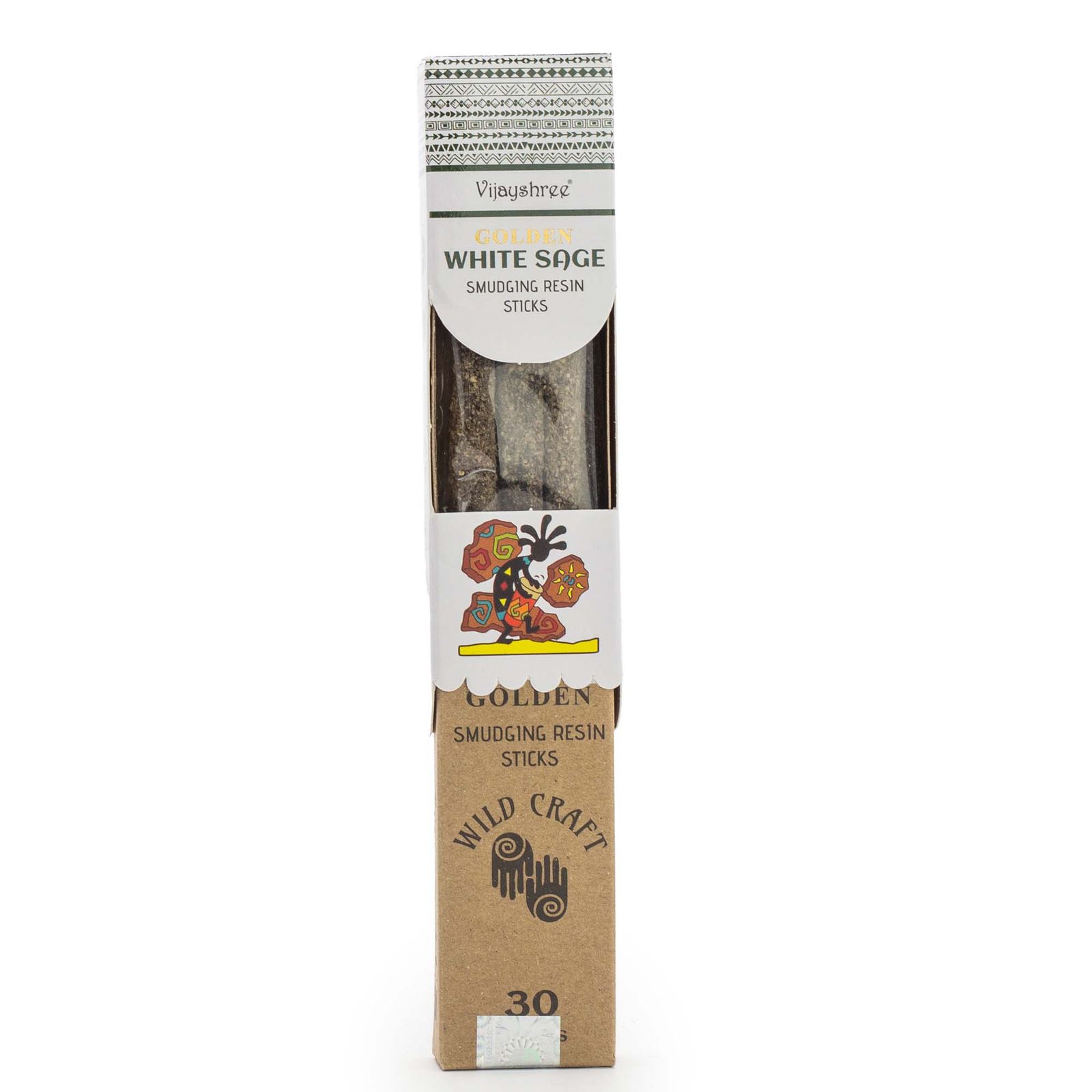 Golden Smudging Resin røgelsespinde – Hvid Salvie