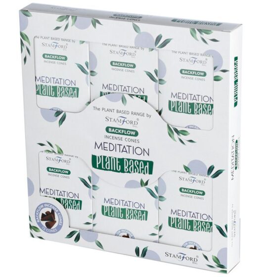 Stamford Plant Based backflow røgelseskegler – Meditation - Billede 3