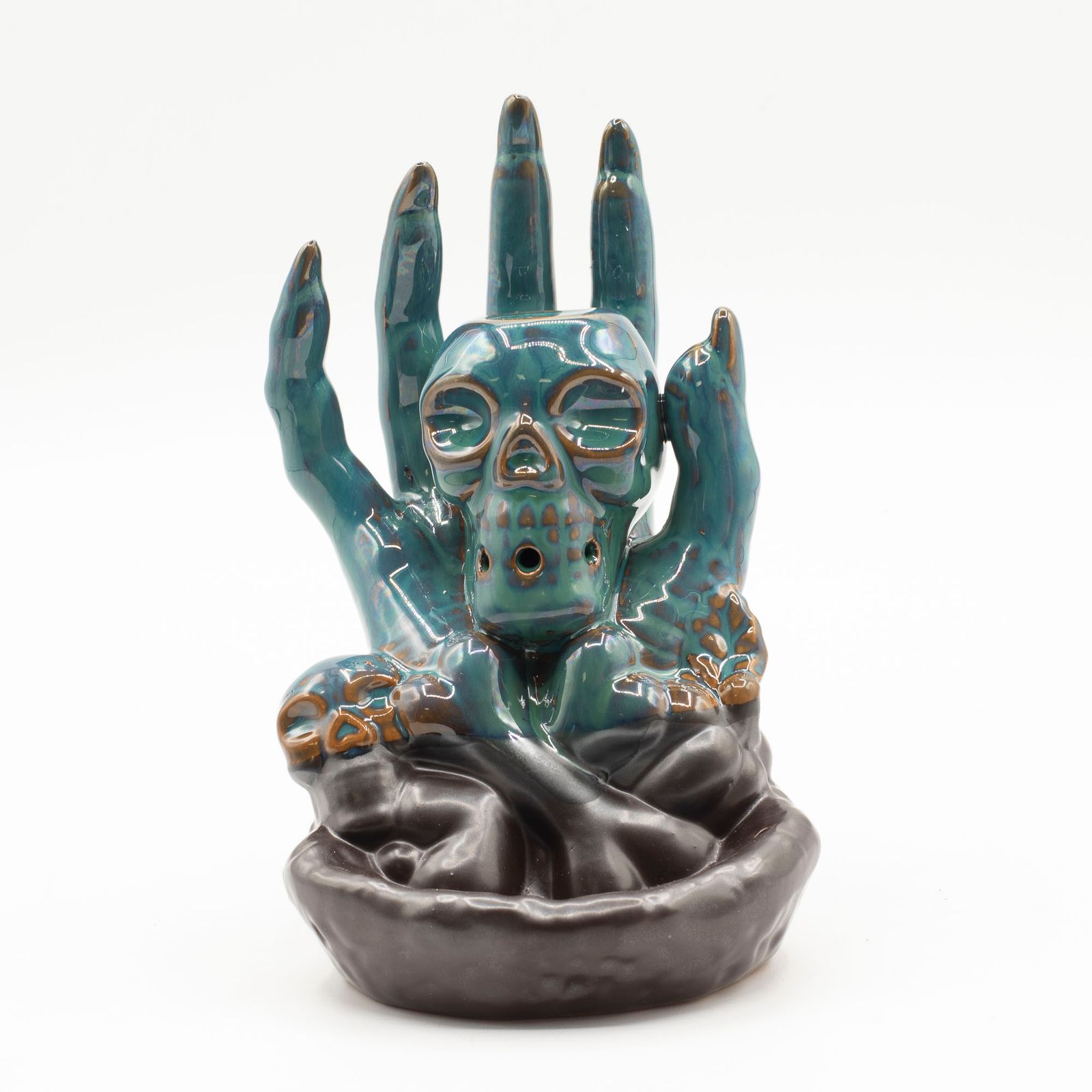 Backflow røgelsesbrænder – Skull In Hand