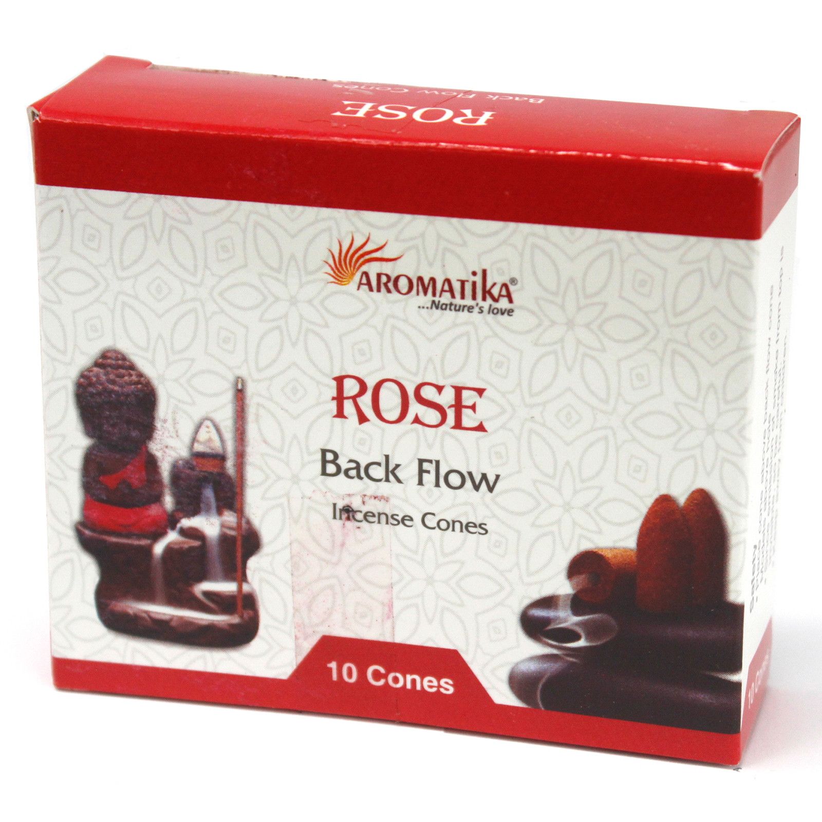 Aromatika backflow røgelseskegler – Rose