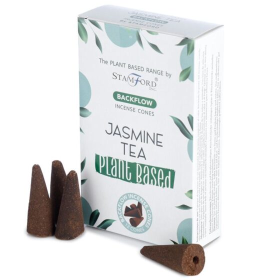 Stamford Plant Based backflow røgelseskegler – Jasmine Tea - Billede 1