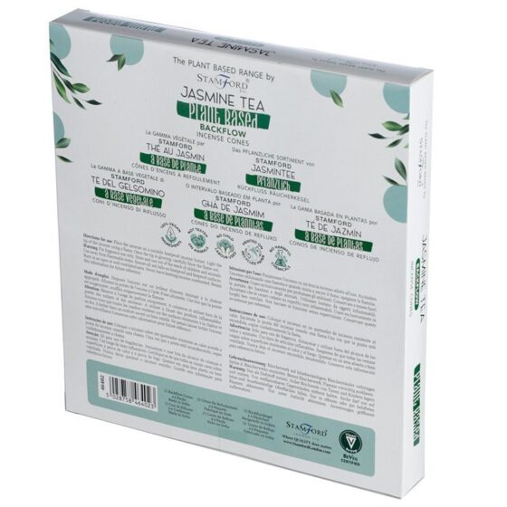 Stamford Plant Based backflow røgelseskegler – Jasmine Tea - Billede 2