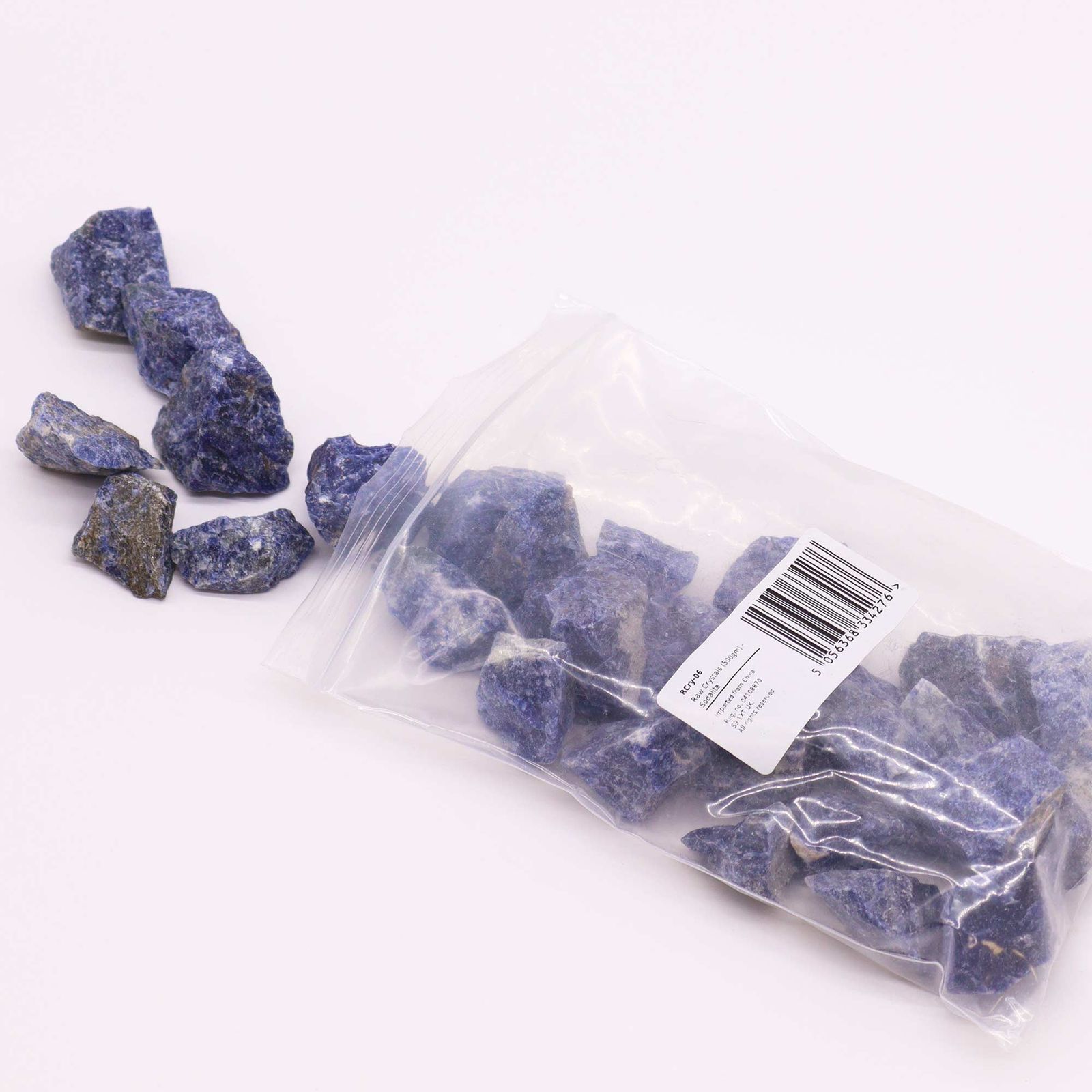 Rå krystaller – Sodalit (500 g)