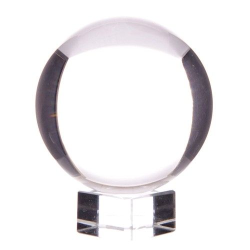 Krystalkugle på stand – 130 mm