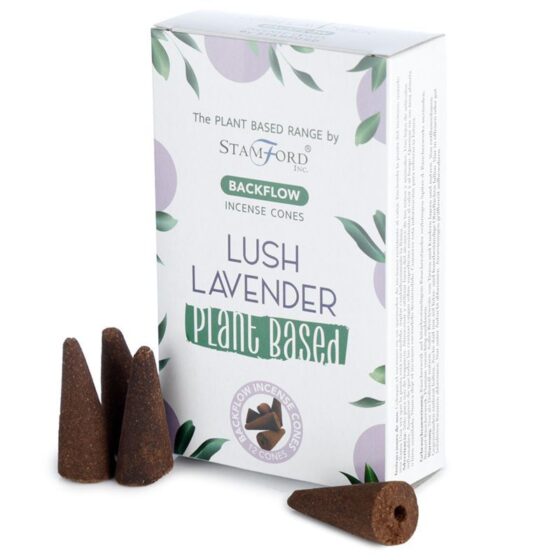 Stamford Plant Based backflow røgelseskegler – Lush Lavender - Billede 1