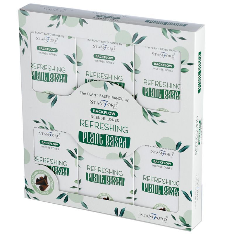 Stamford Plant Based backflow røgelseskegler – Refreshing