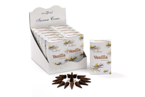 Stamford Premium røgelseskegler – Vanilla - Billede 3