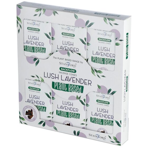 Stamford Plant Based backflow røgelseskegler – Lush Lavender - Billede 3