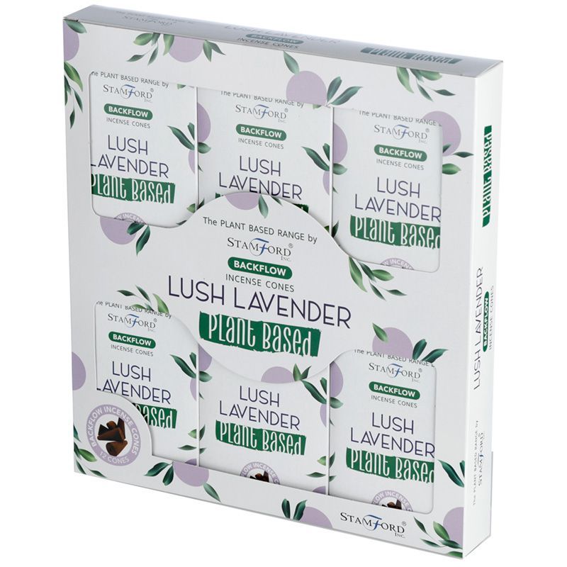 Stamford Plant Based backflow røgelseskegler – Lush Lavender