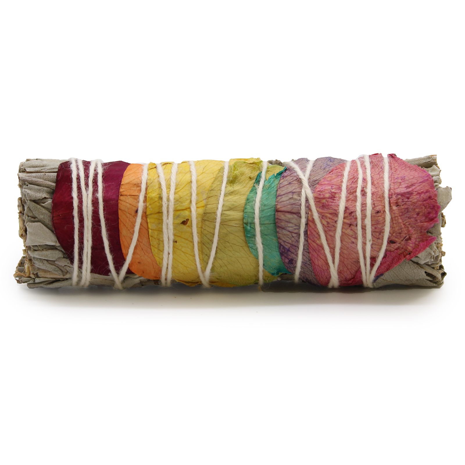 Ancient Wisdom smudge stick – 7 Chakras Rose Petals Sage (10 cm) (Chakra)