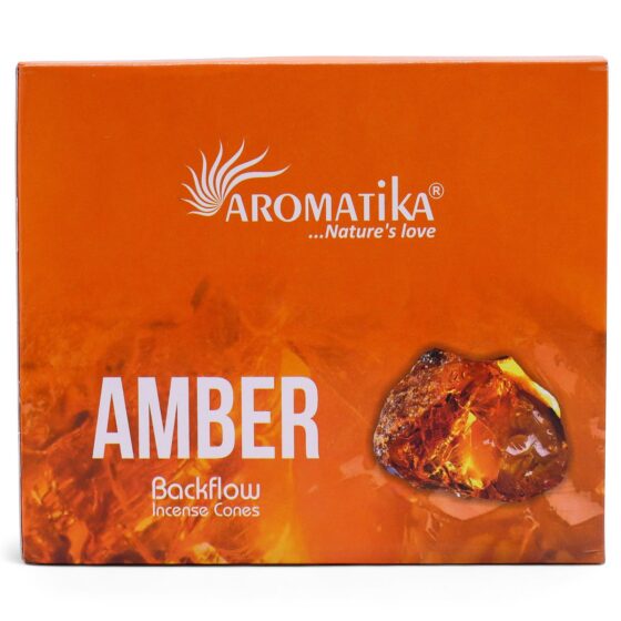 Backflow røgelseskegler – Amber (10 stk) - Billede 4