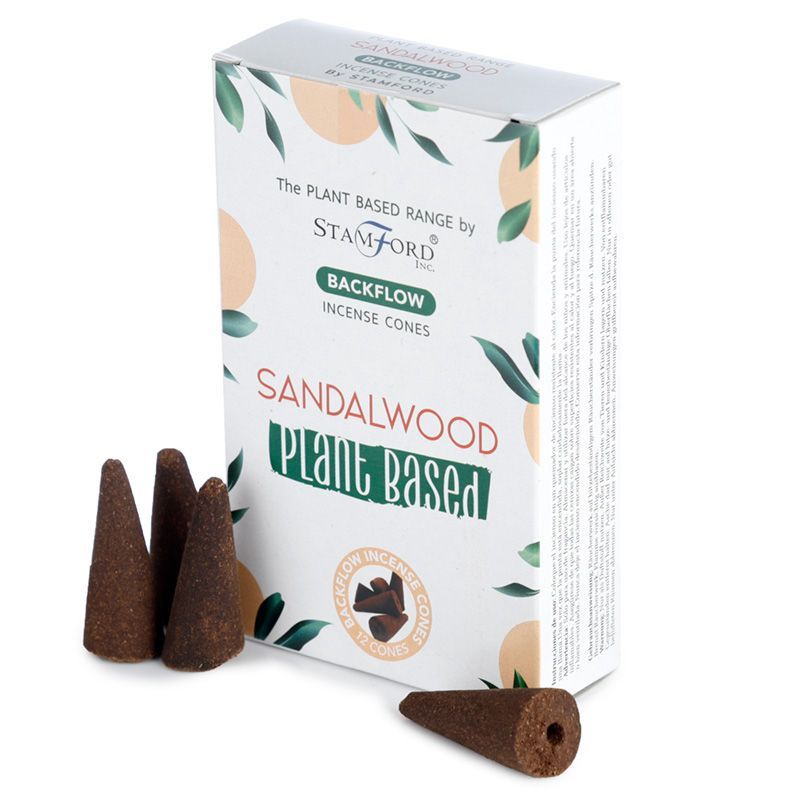 Stamford Plant Based backflow røgelseskegler – Sandalwood