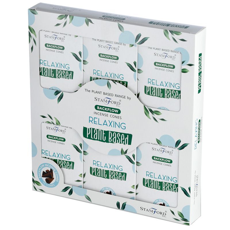 Stamford Plant Based backflow røgelseskegler – Relaxing