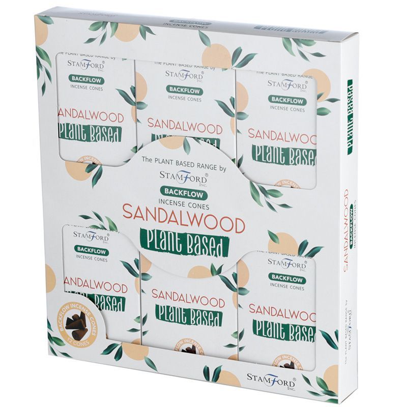 Stamford Plant Based backflow røgelseskegler – Sandalwood