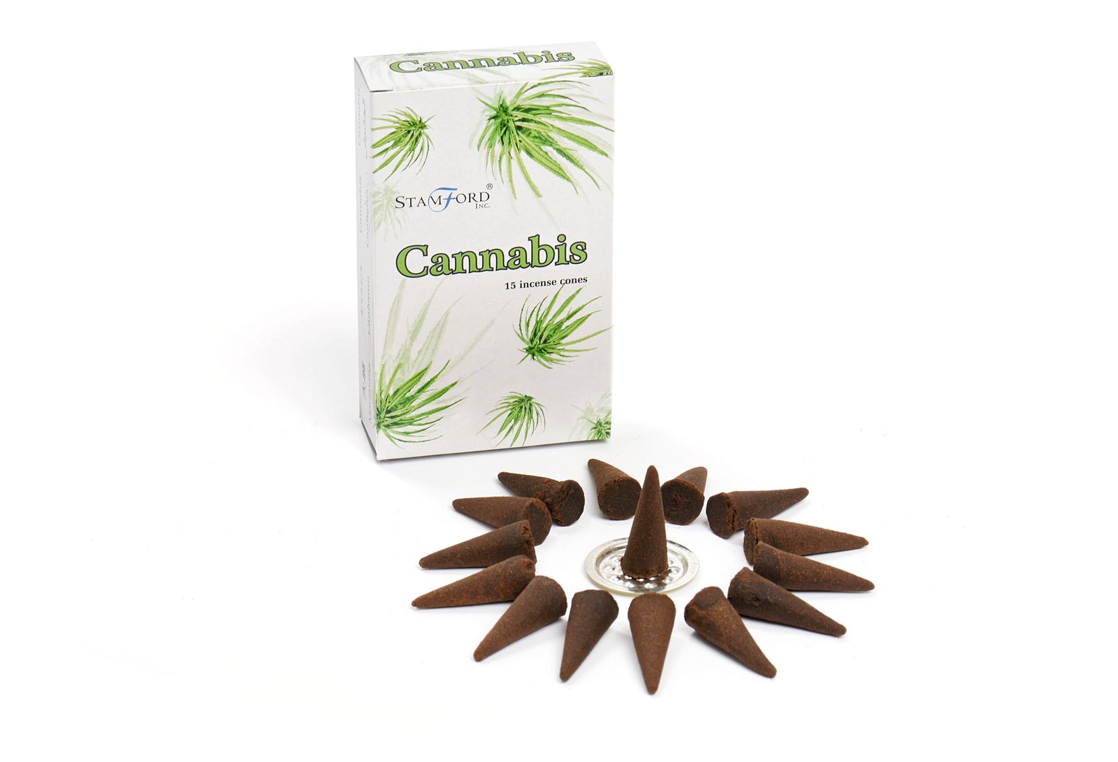 Stamford Premium røgelseskegler – Cannabis