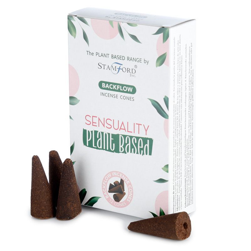 Stamford Plant Based backflow røgelseskegler – Sensuality