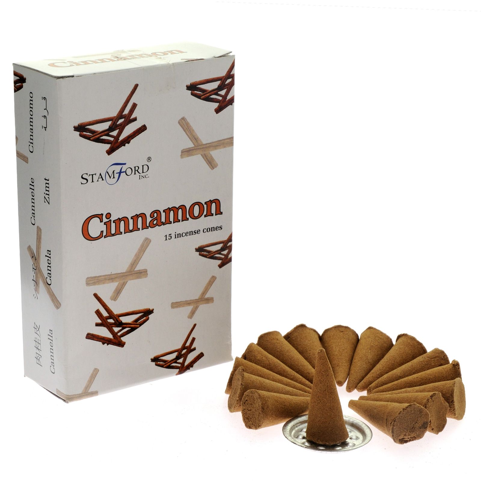 Stamford Premium røgelseskegler – Cinnamon