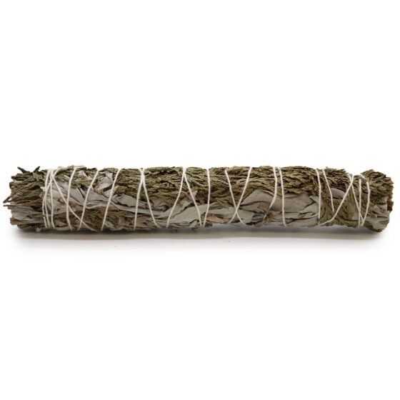 Ancient Wisdom smudge stick – White Sage & Cedar (22 cm) - Billede 1